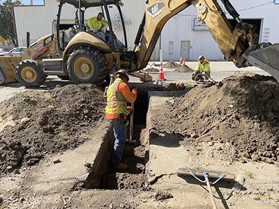 Construction in Visalia