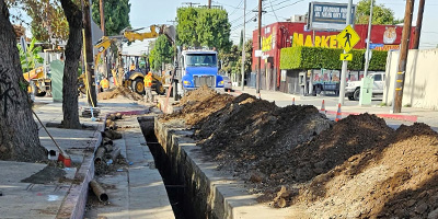 Actualización en la infraestructura de agua en East Los Angeles