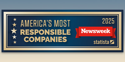 One of "America's Most Responsible Companies"